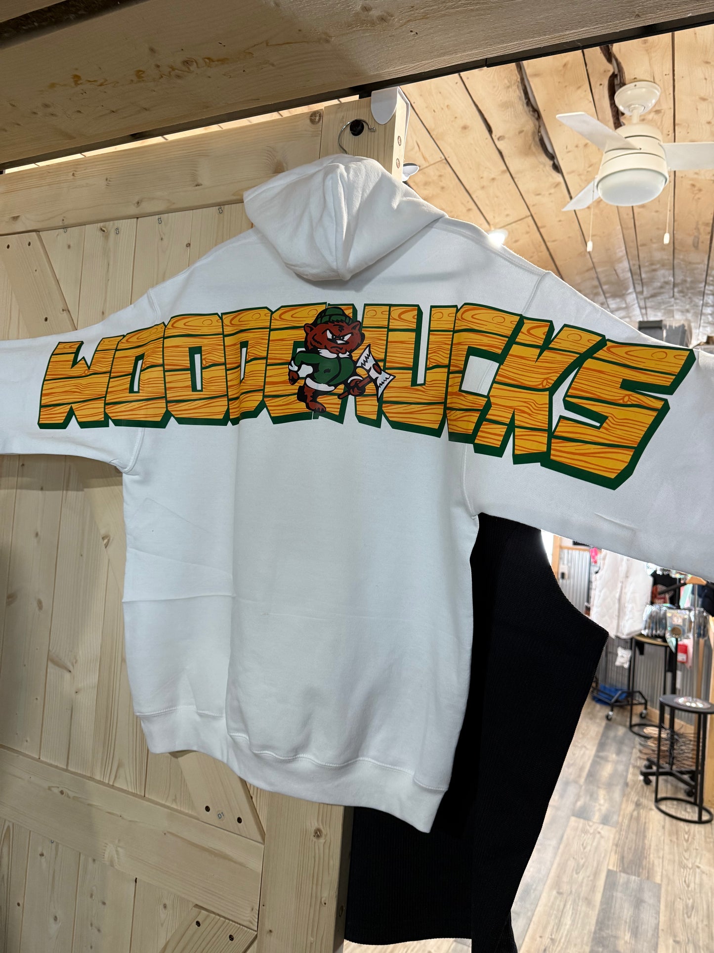 Woodchuck Wood Letter logo