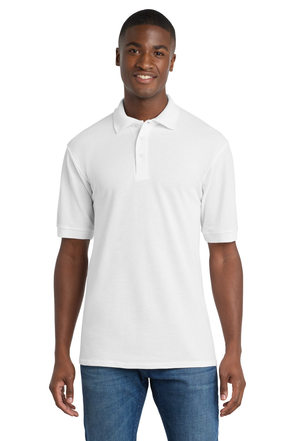 Port & Co ™ Core Blend Pique Polo. KP155