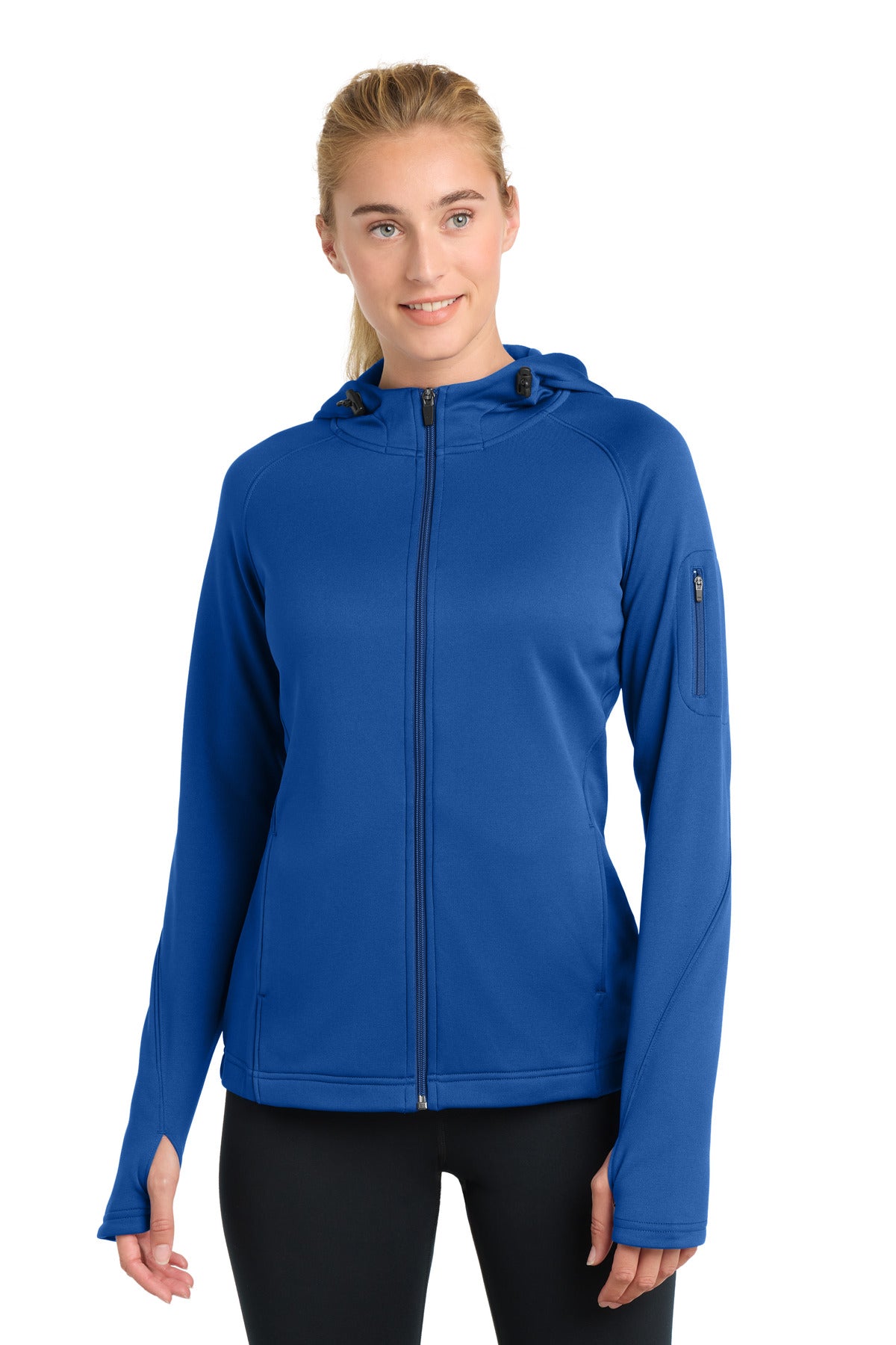Sport-Tek ® Women's Tech Fleece Full-Zip Hooded Jacket. L248