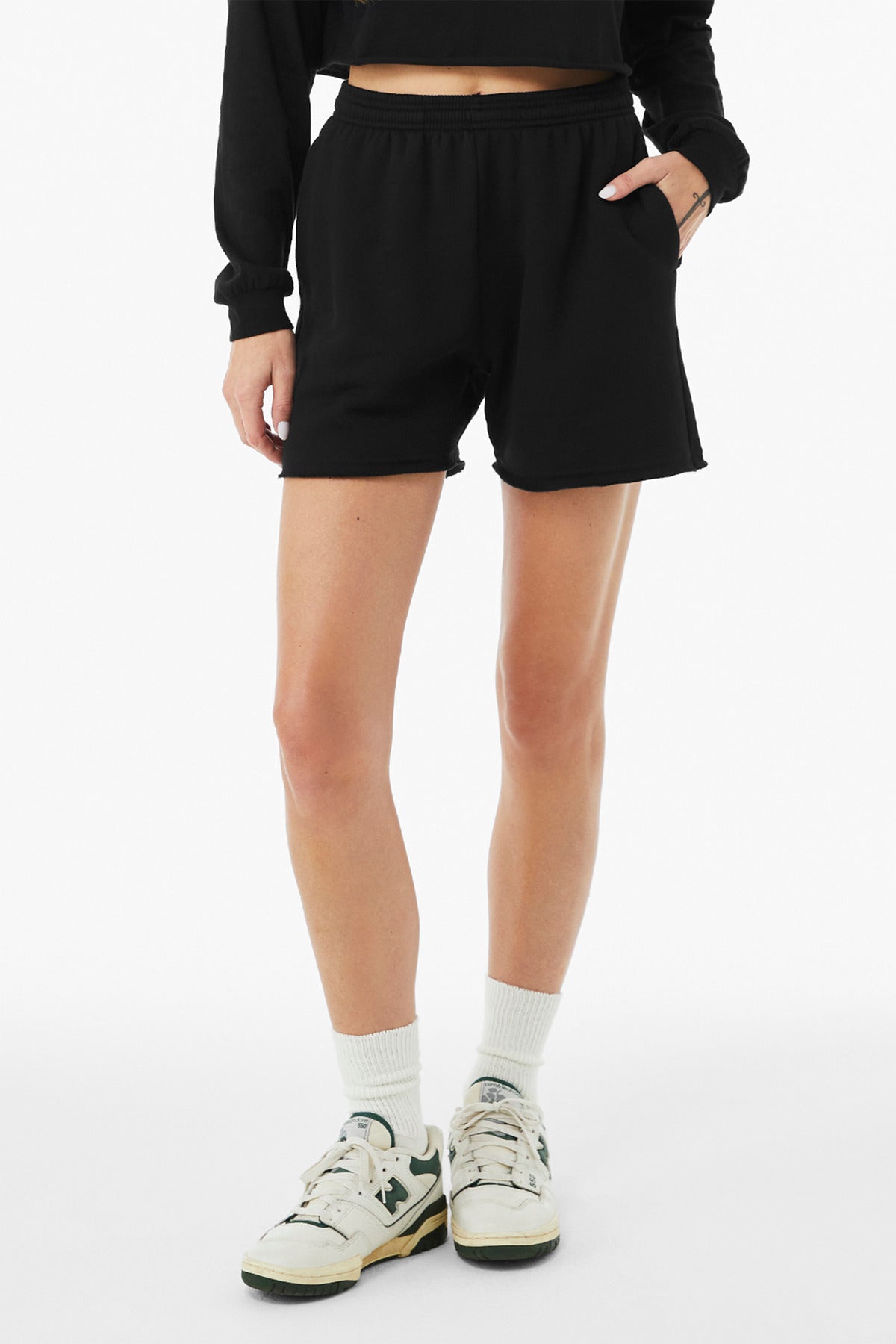 BELLA+CANVAS ®  Women's Cutoff Sweatshort BC3787