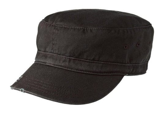 District ®  Distressed Military Hat.  DT605