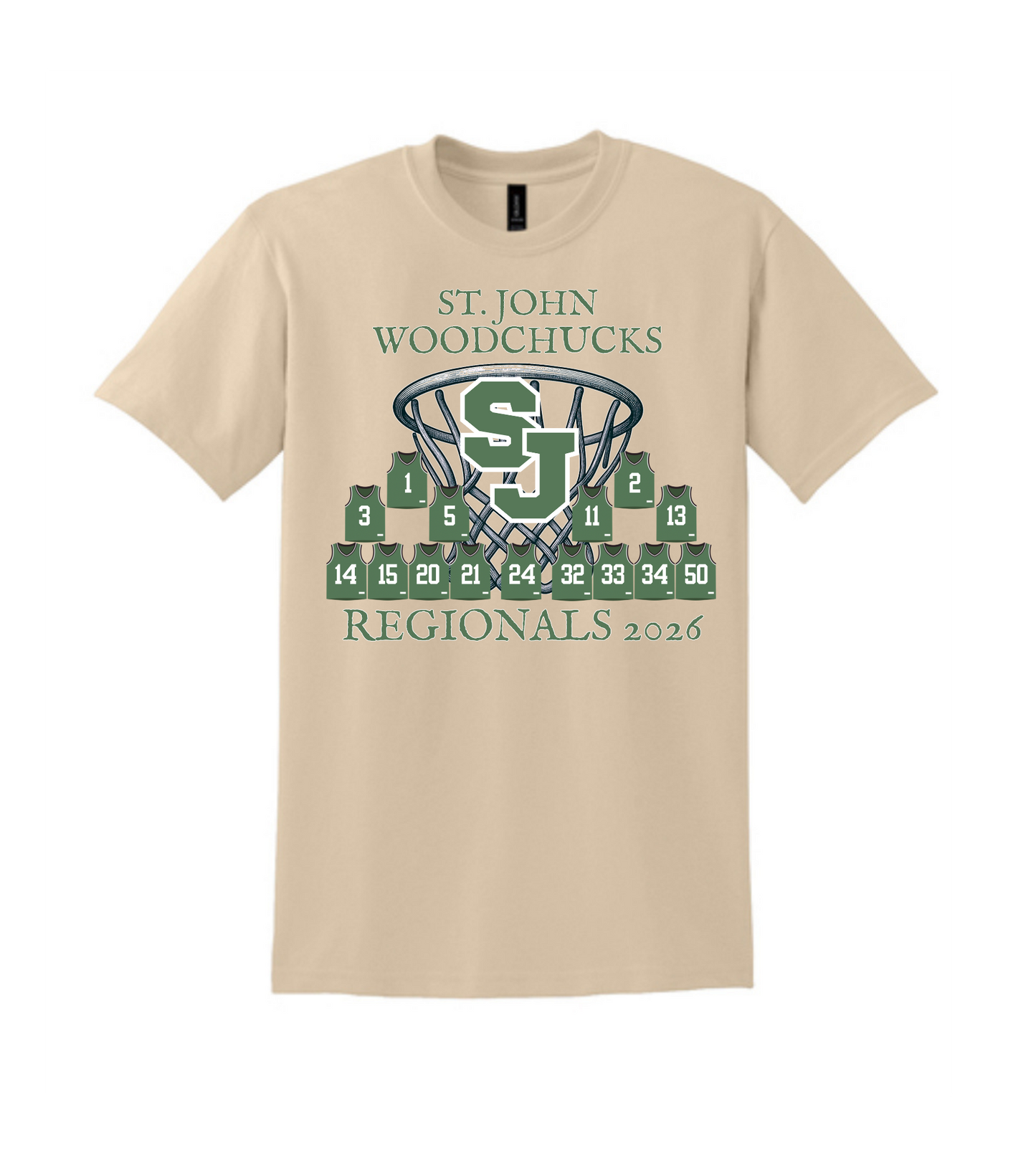 St.John Regionals BB 7-vintage tournament tee