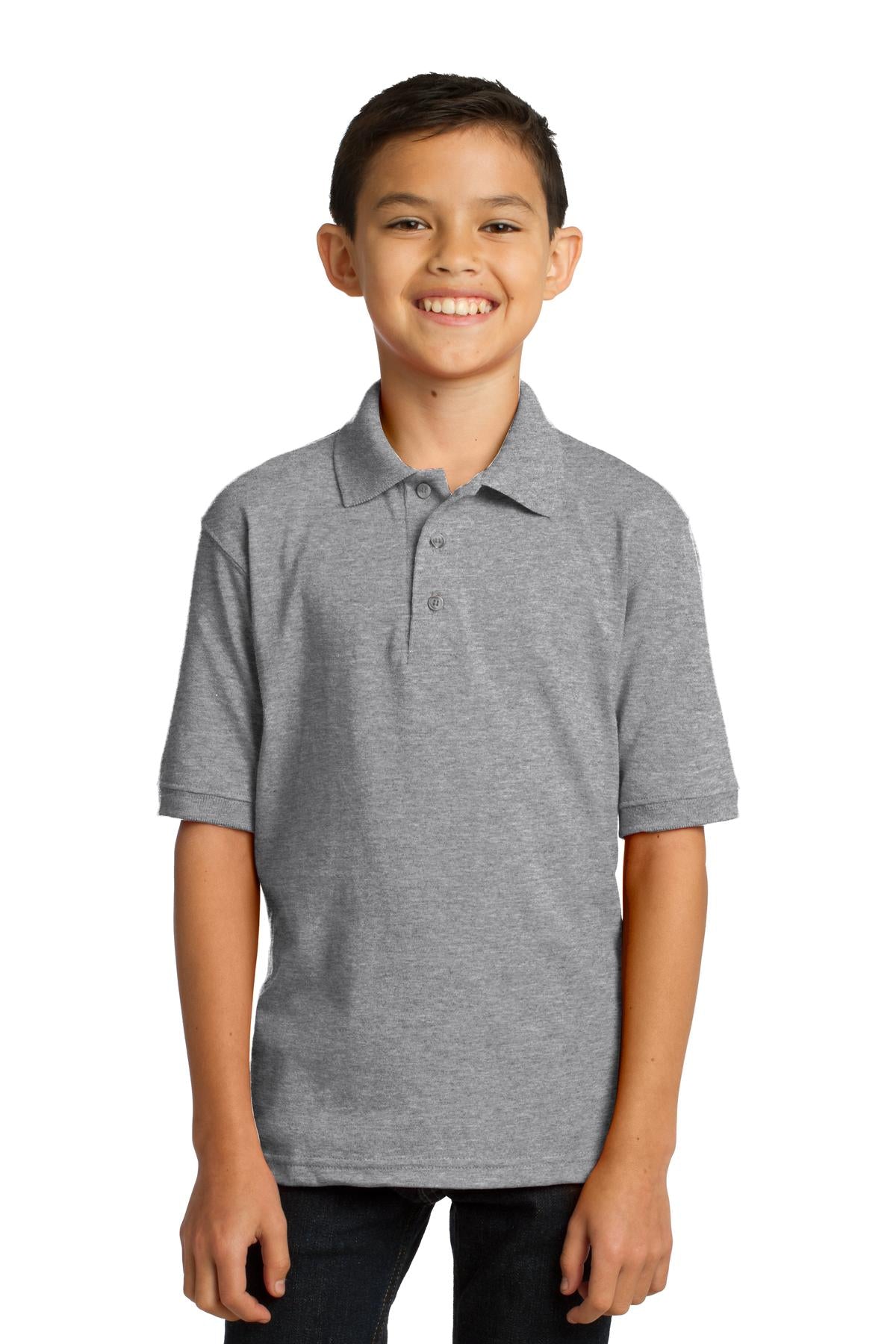 Port & Co ™  Youth Core Blend Jersey Knit Polo. KP55Y